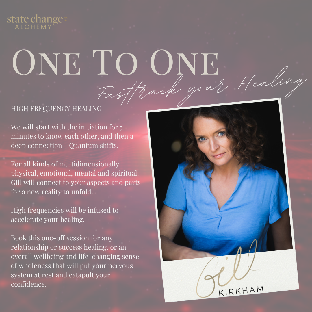 ONE TO ONE WITH GILL KIRKHAM HIGH PERFORMANCE HEALING